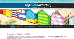 Desktop Screenshot of mycalendarfactory.com